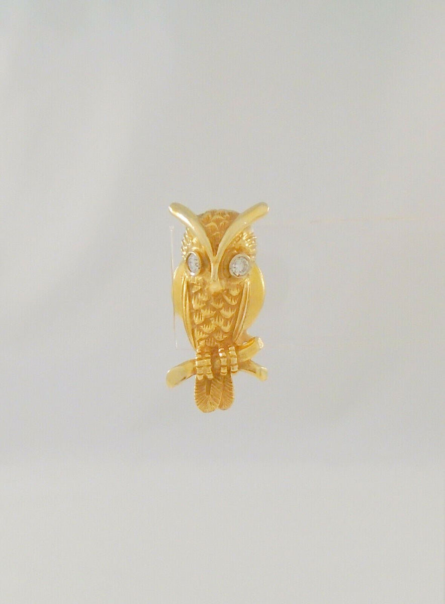 Vintage Owl Tie Pin popular