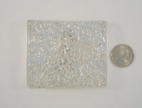 Signed Vintage Asahi Shoten Japanese 950 Silver Etched Compact and/or Card Case Finely Hand Chased
