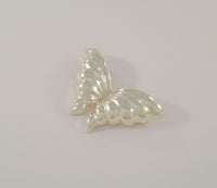 Rare Large 65x40mm Detailed Signed Vintage Tiffany & Co. Sterling Silver Curvy Repousse Butterfly Pin or Brooch