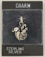 New Detailed Dimensional Sterling Silver Noah's Ark Bracelet Charm Bible Animals Vintage