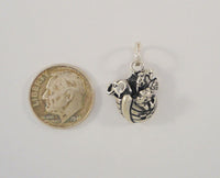 New Detailed Dimensional Sterling Silver Noah's Ark Bracelet Charm Bible Animals Vintage