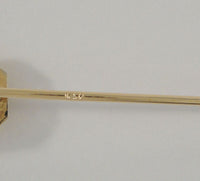 Antique Solid 14K Yellow Gold & Translucent Cabochon Green Jade Detailed Fine Filigree Openwork Art Deco Stick Pin